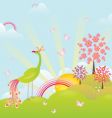 Enchanting landscape vector image