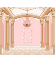 Ballroom of magic castle vector image