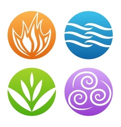 Download Four elements Royalty Free Vector Image - VectorStock