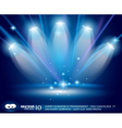 Magic spotlights vector image
