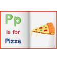 Vocabulary learning sheet vector image