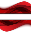 Abstract red background vector image