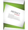 Abstract green background vector image