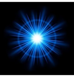Lens flare vector image