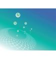 Abstract background with bubbles vector image