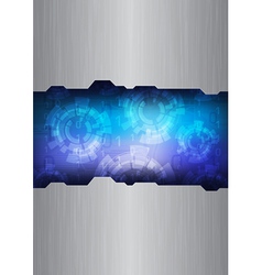 Modern technology background vector image