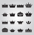 Set of Crowns Icons vector image