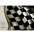 Horizontal Checkered Background old-style vector image