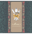 Menu vector image