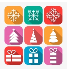 New Year icons New Year icons vector image