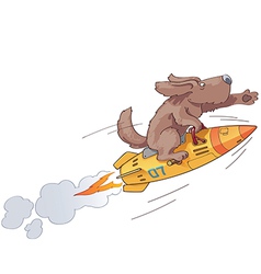 Rocket Dog vector image