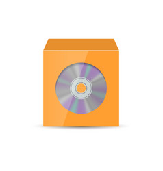 Envelope for cd with window vector image