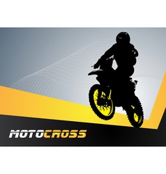 Motocross vector image