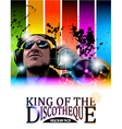 King of the discotheque vector image