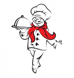 Chef vector image