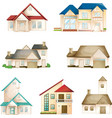 Various houses vector image