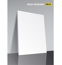 Template poster on the floor vector image