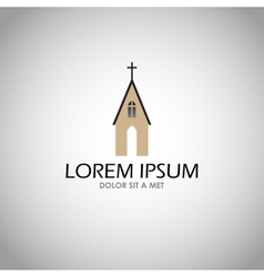 House church icon vector image