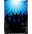 Musical background vector image