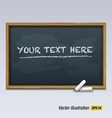 Chalkboard wood vector image