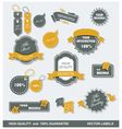 Labels retro 1 vector image