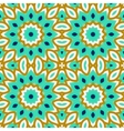 Arabic ornament with abstract flowers vector image