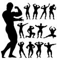 Body building vector image
