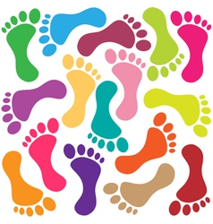 Footprint vector image