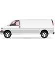 Delivery van vector image