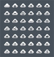 Cloud Icons vector image