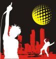 Musical design vector image