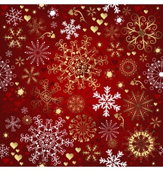 Christmas seamless pattern vector image