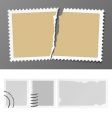 Postage stamps vector image