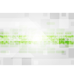 Colourful tech elements on the grey background vector image