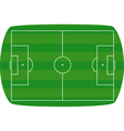 Green football field background vector image