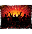Musical background vector image