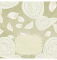 Vintage Rose Background vector image