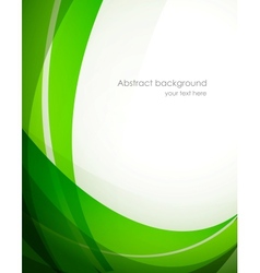 Abstract green background vector image