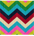 Seamless chevron retro pattern vector image