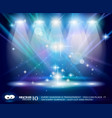 Magic spotlights vector image