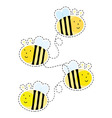 Buzzy bee vector image