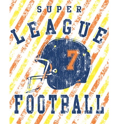 Football league vector image