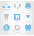Tooth an icon vector image