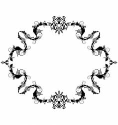 Vintage frame vector image