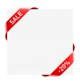The ribbon vector image