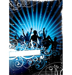Musical background vector image
