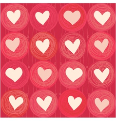 Love Heart Pattern vector image
