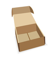 Cardboard box vector image