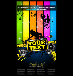 Dj party vector image