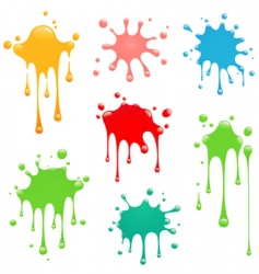 Splash set vector image